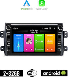 Kirosiwa Ηχοσύστημα Αυτοκινήτου για Suzuki SX4 2005-2013 (Bluetooth/USB/WiFi/GPS/Apple-Carplay/Android-Auto) με Οθόνη Αφής 8"