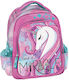 Graffiti School Bag Backpack Kindergarten in Pink color