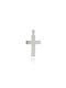 Fa Cad'oro White Gold Cross 14K