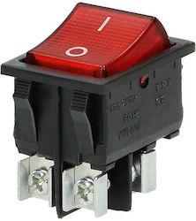 Redled On-Off switch Rocker 1pcs