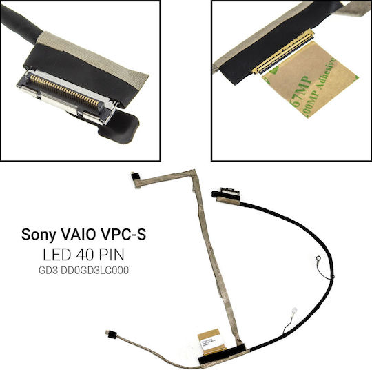 Sony Καλωδιοταινία Οθόνης για Laptop GD3