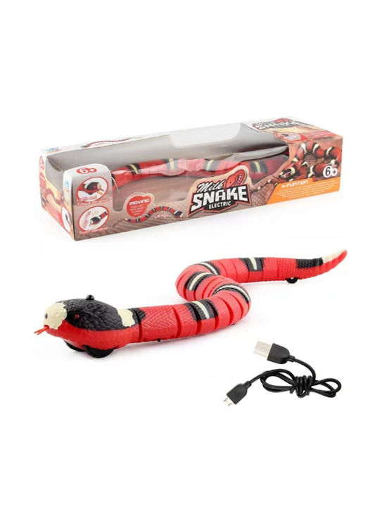 Moving Snake with Sensor Cat Toy Red