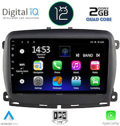 Digital IQ Car-Audiosystem für Fiat 500 2016> (Bluetooth/USB/WiFi/GPS/Apple-Carplay) mit Touchscreen 9"