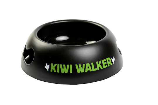 Kiwi Walker Black Bowl Plastic Bowl Food & Water for Dog & Cat 750ml in Green Color