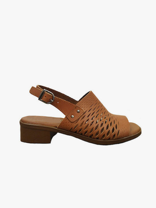 Sider Collection Leder Sandalen Tabac Braun