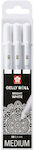 Sakura Sakura Gelly Roll Bright White Fine Pen 0.5mm with White Ink