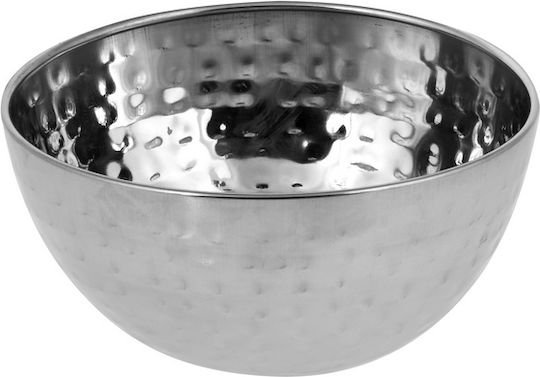 Melina's Collection Bol de Servire Rotund Inox Argintiu cu Diametru 15buc