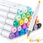 Ohuhu Permanent Markers White 24pcs