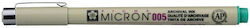 Sakura Pigma Micron 005 Fineliner 0.2mm Green