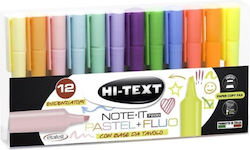 Etafelt Hi-Text Μαρκαδόροι Υπογράμμισης Σετ 12 χρώματα Etafelt Hi-Text Μαρκαδόροι Υπογράμμισης Σετ 12 χρώματα