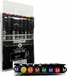 Snowman Permanent Markers Multicolour 8pcs