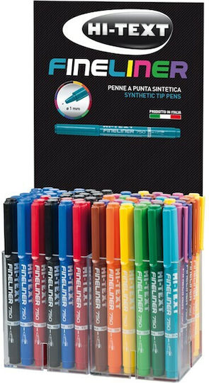 Etafelt Hi-Text Markere de Proiectare Multicolor 60buc