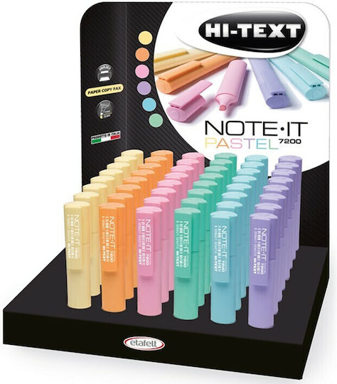Etafelt Hi-Text Textmarker Mehrfarbig 48Stück