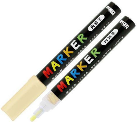 M&G Ακρυλικός Μαρκαδόρος Πορτοκαλί 2mm
