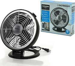 DictroLux 0623.086 Επιτραπέζιος 23cm Μαύρος