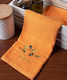 Silk Fashion Hotel Hand Towel 50x30 cm Orange
