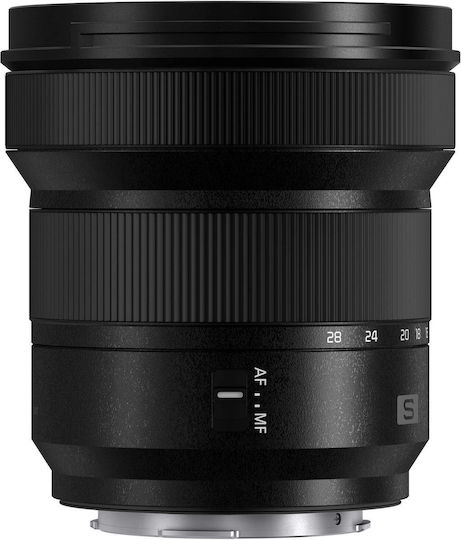 Panasonic Full Frame Φωτογραφικός Φακός Lumix 14-28mm f/4-5.6 Macro / Wide Angle Zoom για Leica L Mount Μαύρος