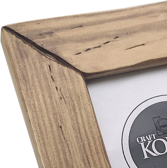 Korres Craft Wooden Photo Frame with Beige Frame