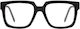 Kuboraum K3 Plastic Eyeglass Frame Black K3 BM