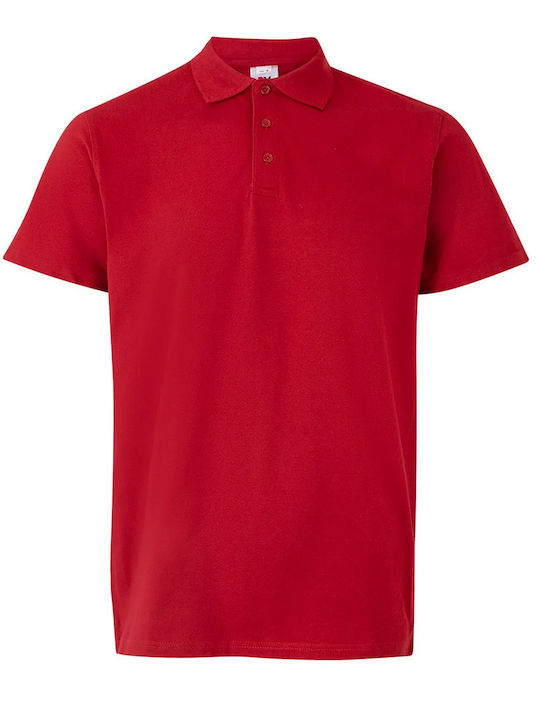 Velilla Herren Kurzärmelig Polo-Arbeitshemd Rot