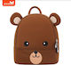 NOHOO Schulranzen Rucksack Kindergarten Braun 26 x 13 x 32cm