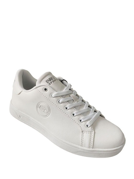 Enrico Coveri Ανδρικά Sneakers Λευκά
