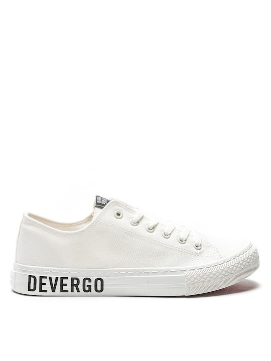 Devergo Bărbați Sneakers Albe