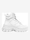 Adidași Chunky Tip Botine Albe Pentru Femei