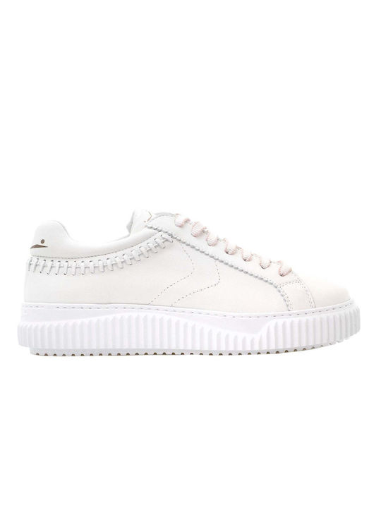 Voile Blanche Damen Sneakers Weiß