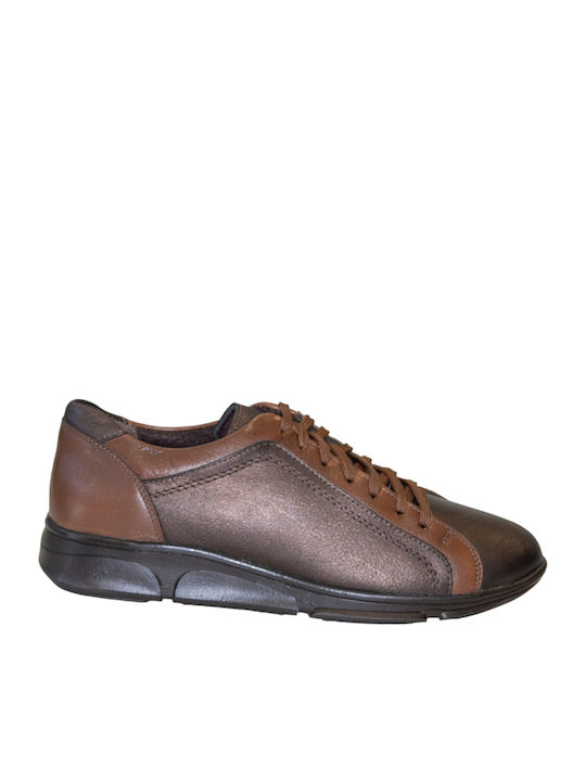Tatoo Anatomical Sneakers Brown