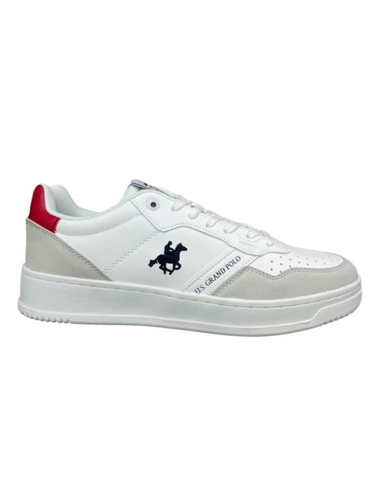 U.S.Grand Polo Club Ανδρικά Sneakers Λευκά