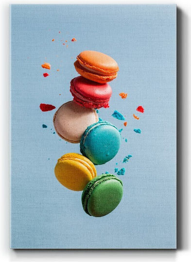 Walls Colorful Macarons Canvas Painting 40x50cm