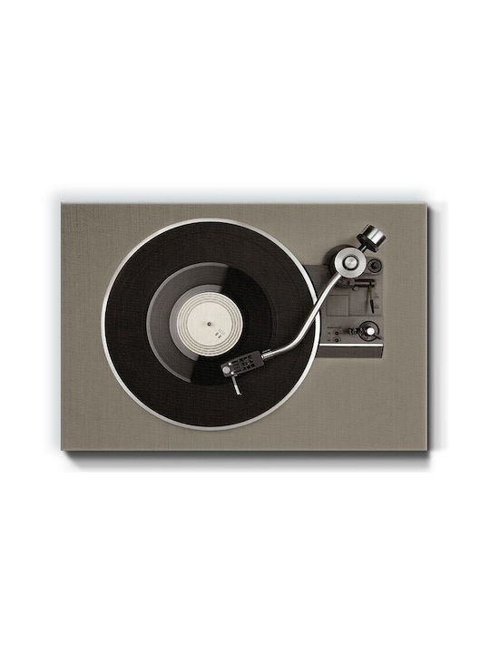 Walls Vintage Turntable Painting on Canvas 20x15cm
