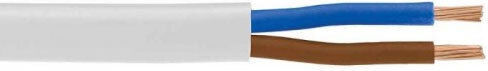 Redled Power Cord Type NYL with Cable Properties 2x2.5mm² in White Colour 1m Flexible