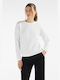 Freddy Women's Long Sleeve Sweater White