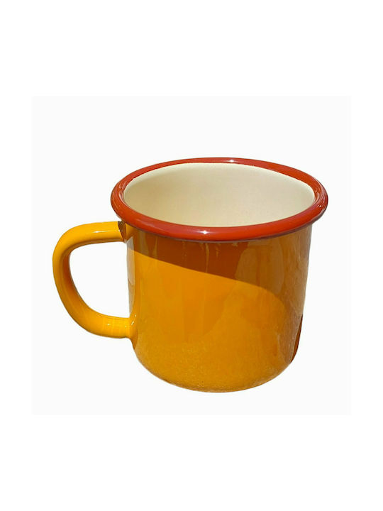 Enamel Cup Yellow 350ml