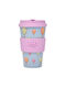 Becher Kunststoff Blau 400ml
