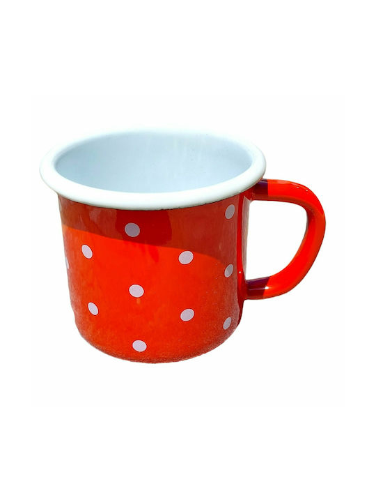 Enamel Cup Red 350ml