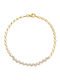 Bracelet made of Gold 14K with Zircon