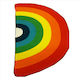 Rainbow Στρογγυλή Διαμέτρου 150εκ.