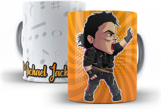 Rock Deal Michael Jackson 3 Keramik Mehrfarbige Tassen 325ml