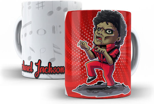 Rock Deal Michael Jackson Thriller Κούπα Κεραμική Πολύχρωμη 325ml