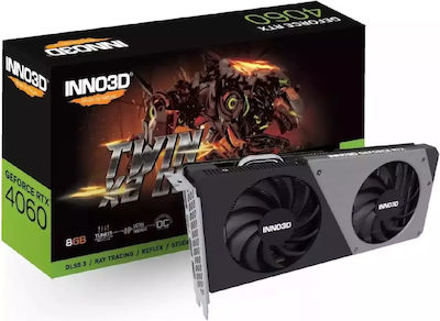 Inno 3D GeForce RTX 4060 8GB GDDR6 Twin X2 OC Graphics Card