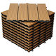 ECD Germany Wood Garden Decking Board 30x30cm