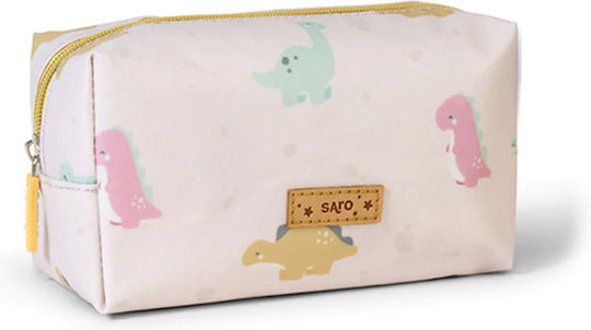 Saro Dinos Pencil Case Barrel Beige