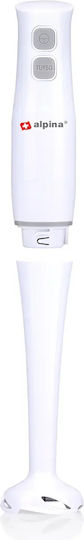 Alpina Appliances Alpina Ραβδομπλέντερ με Πλαστική Ράβδο 400W Λευκό