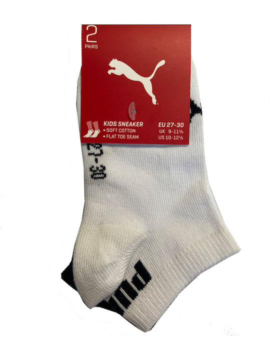 PUMA Αθλητικά Παιδικά Σοσόνια Invisible 2P Λευκά