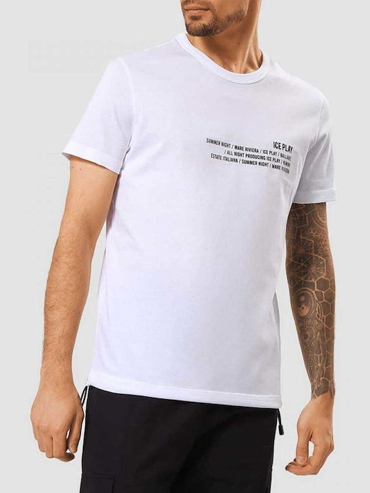 Ice Play Men's Short Sleeve T-shirt White