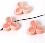 Ceramic Craft Bead Pink