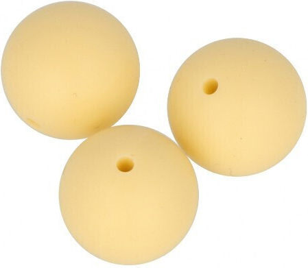 Artemio Craft Beads Yellow 15mm 3pcs